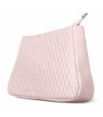 PURSELLA Baby Pink Luxe Textured Sling Shoulder Handbag - Image 4
